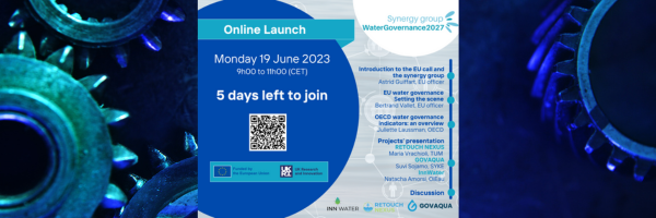 Join us at the launch of the Water Governance 2027 synergy group!